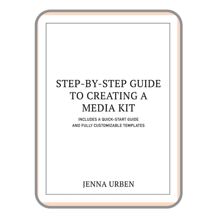 How to Create a Blogger Media Kit